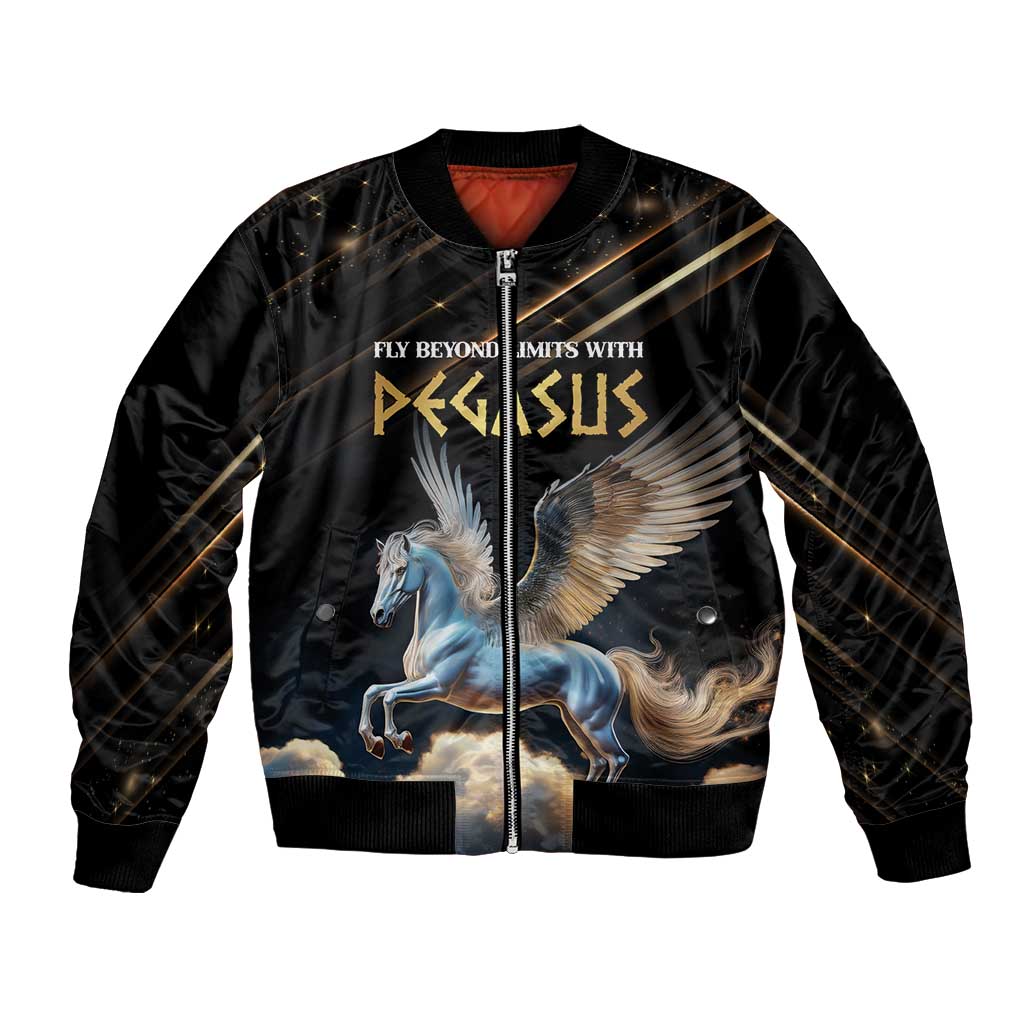 Personalized Fly Beyond Limits With Pegasus Bomber Jacket