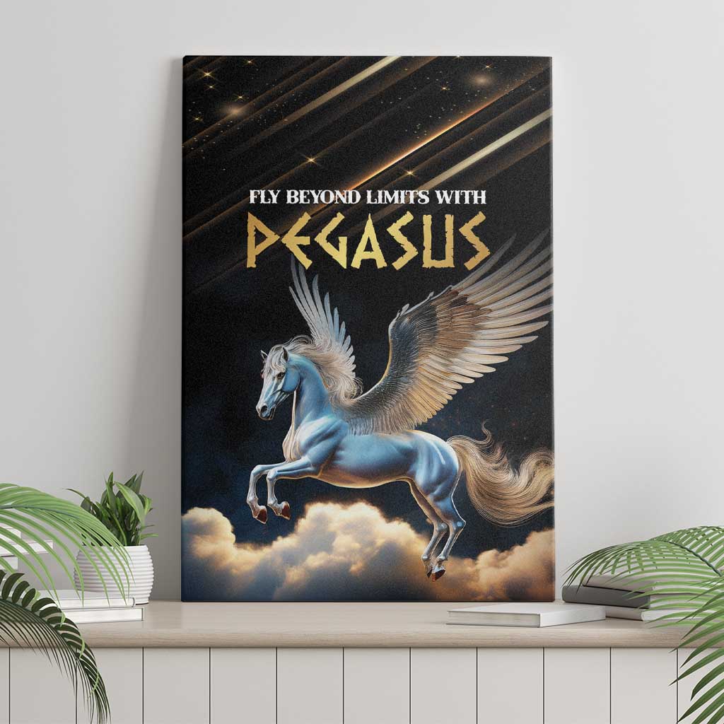 Fly Beyond Limits With Pegasus Canvas Wall Art