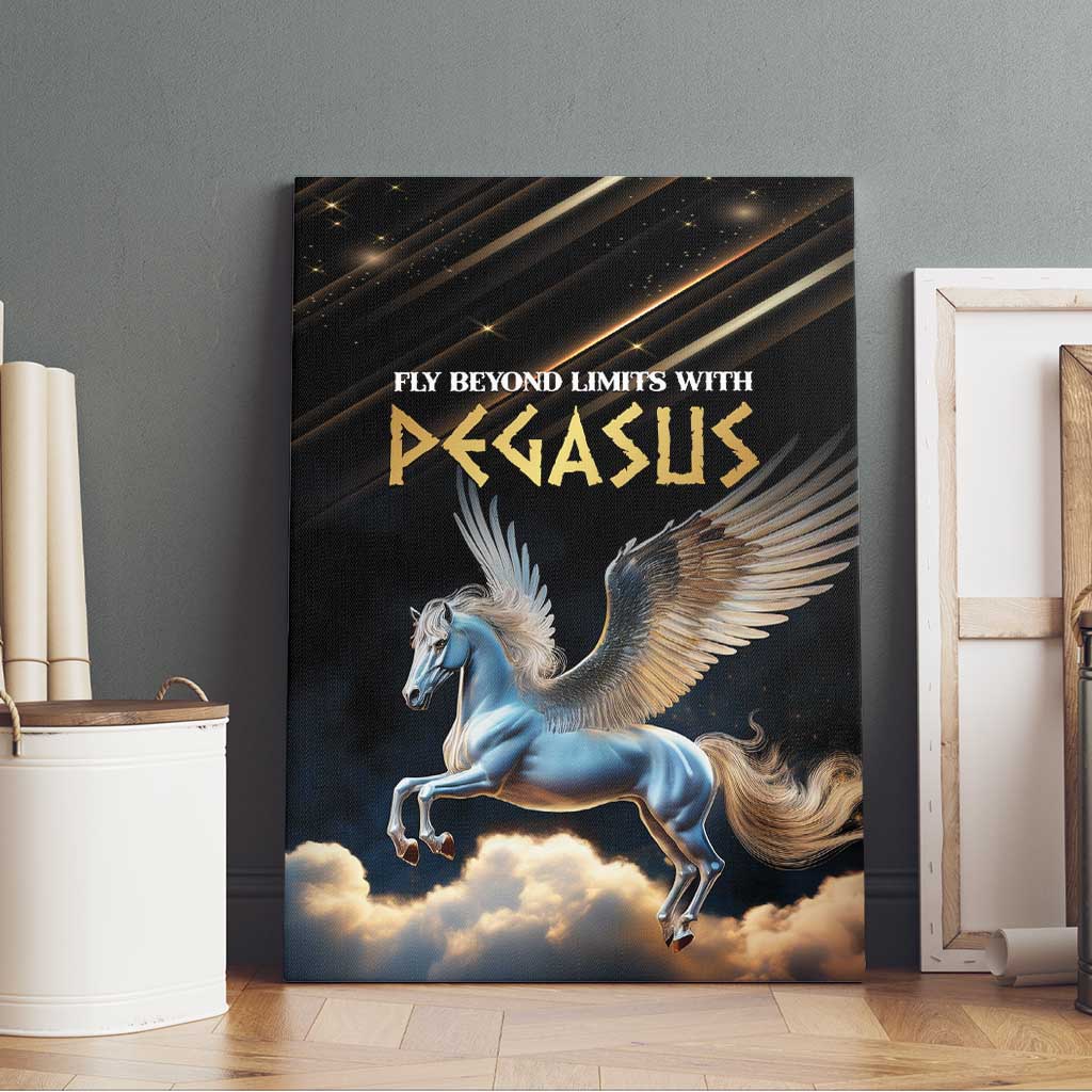 Fly Beyond Limits With Pegasus Canvas Wall Art