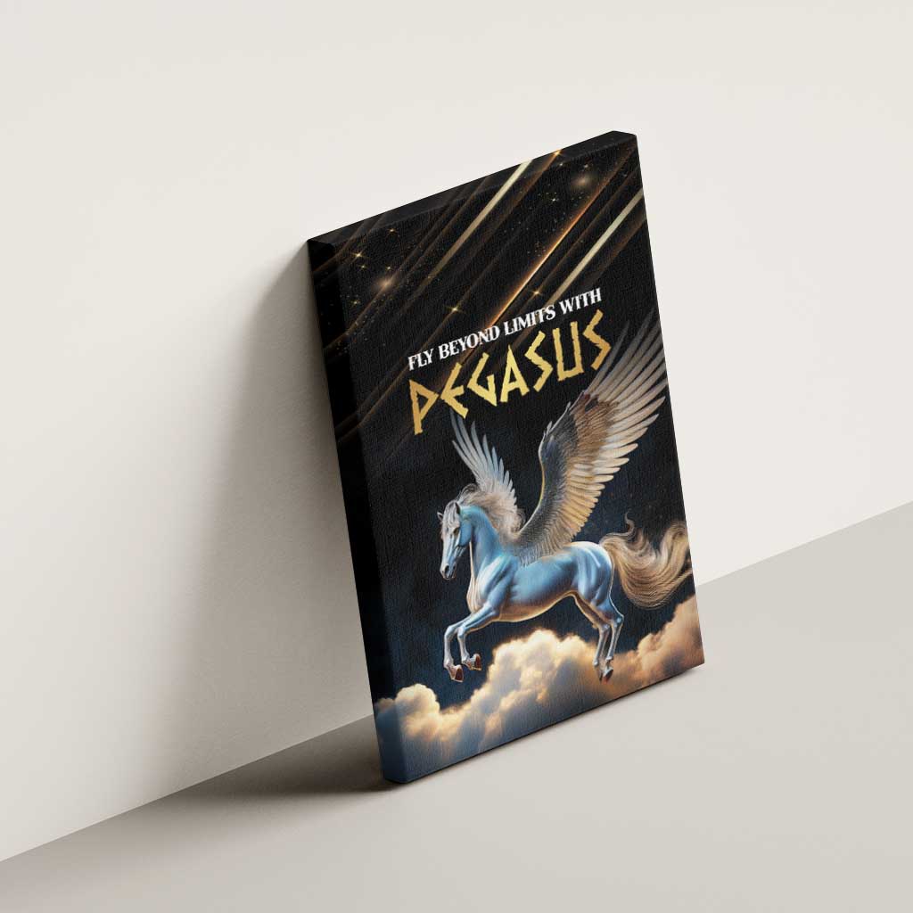 Fly Beyond Limits With Pegasus Canvas Wall Art