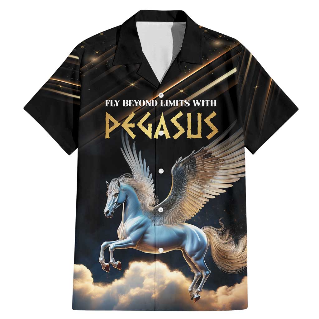 Personalized Fly Beyond Limits With Pegasus Family Matching Mermaid Dress and Hawaiian Shirt