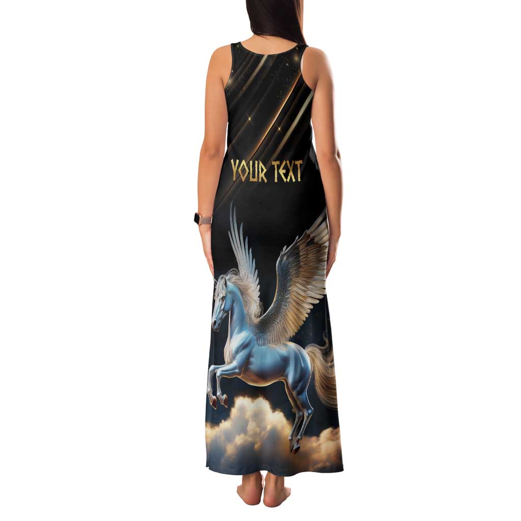 Personalized Fly Beyond Limits With Pegasus Family Matching Tank Maxi Dress and Hawaiian Shirt - Wonder Print Shop