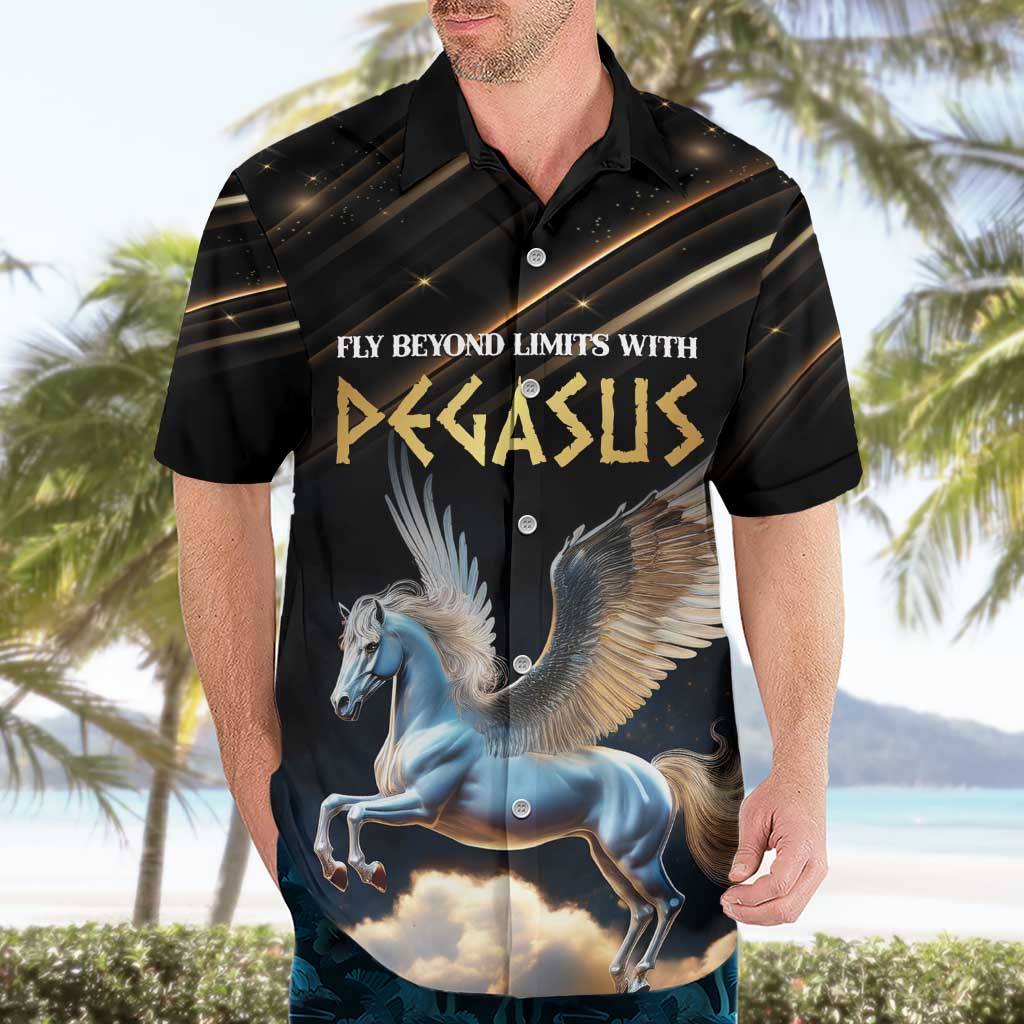 Personalized Fly Beyond Limits With Pegasus Hawaiian Shirt - Wonder Print Shop