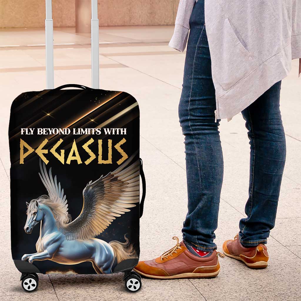 Fly Beyond Limits With Pegasus Luggage Cover - Wonder Print Shop