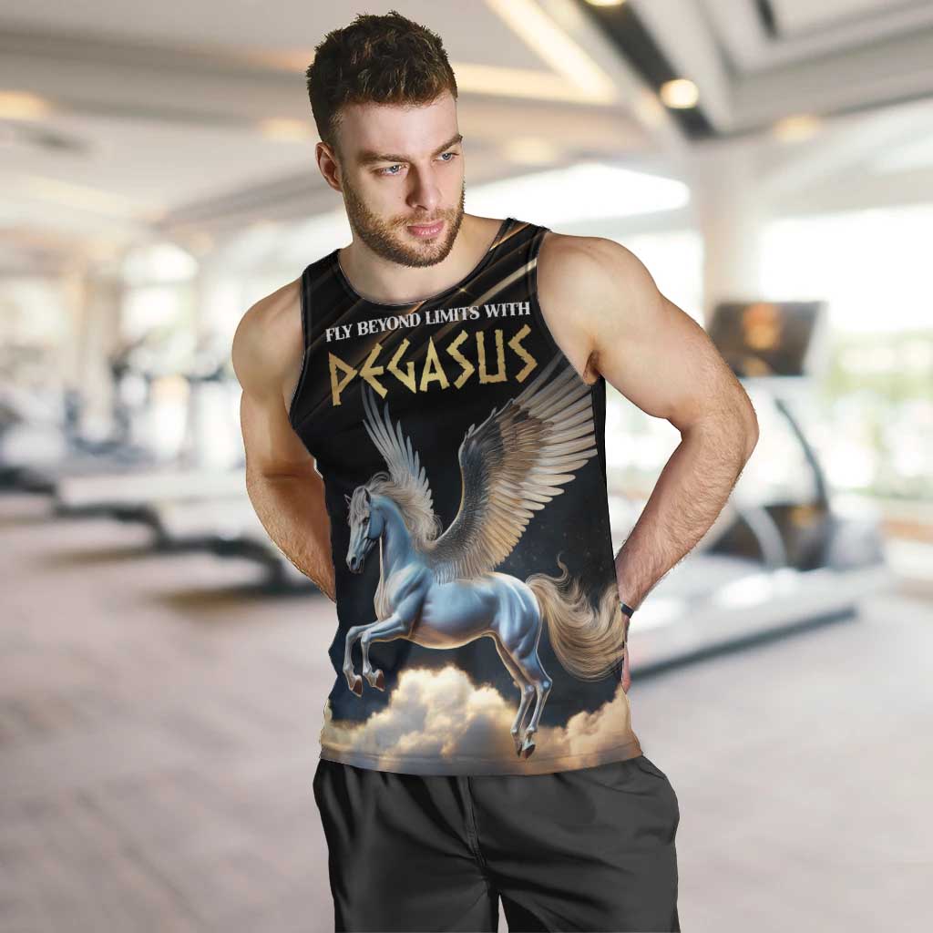 Personalized Fly Beyond Limits With Pegasus Men Tank Top - Wonder Print Shop