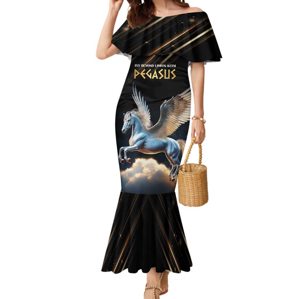 Personalized Fly Beyond Limits With Pegasus Mermaid Dress - Wonder Print Shop