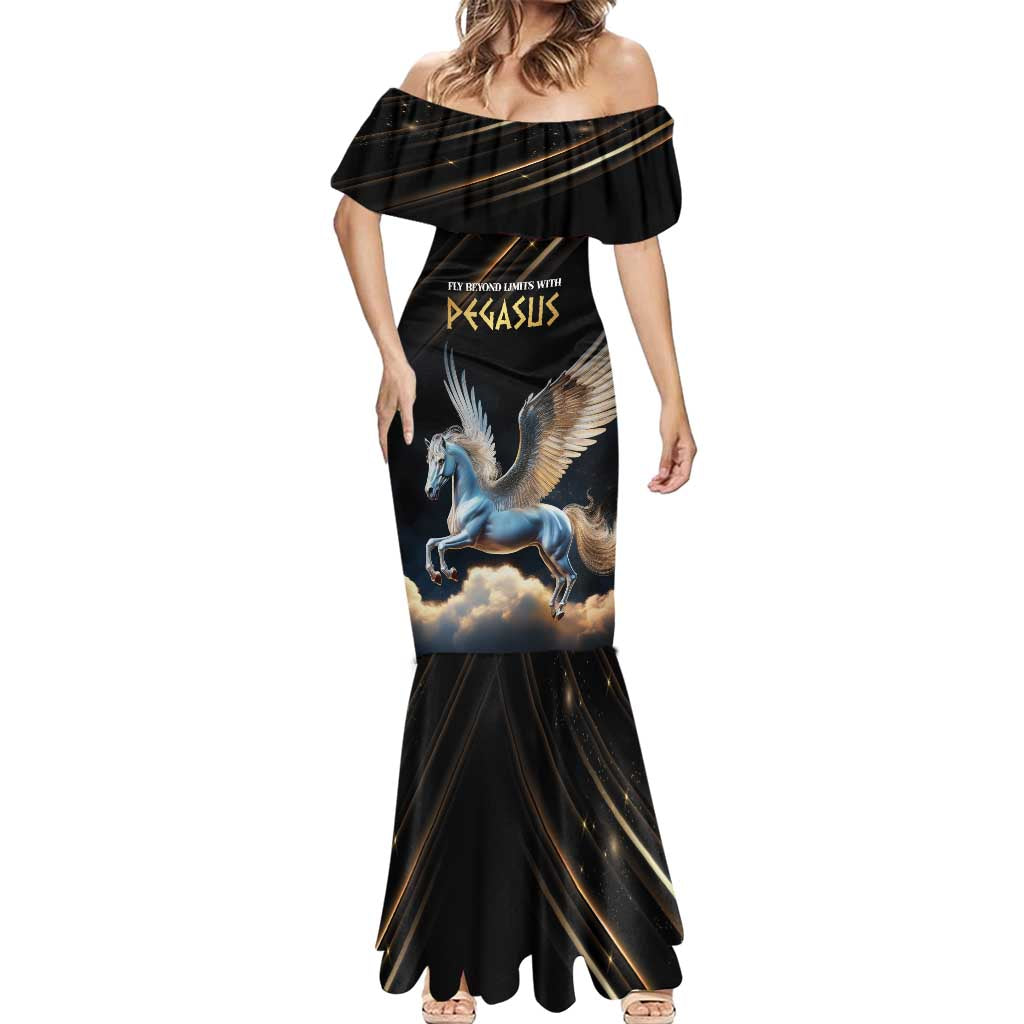 Personalized Fly Beyond Limits With Pegasus Mermaid Dress - Wonder Print Shop