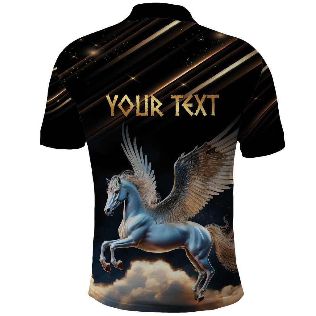 Personalized Fly Beyond Limits With Pegasus Polo Shirt - Wonder Print Shop
