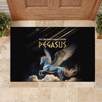 Fly Beyond Limits With Pegasus Rubber Doormat - Wonder Print Shop