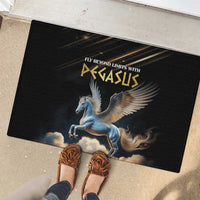 Fly Beyond Limits With Pegasus Rubber Doormat - Wonder Print Shop