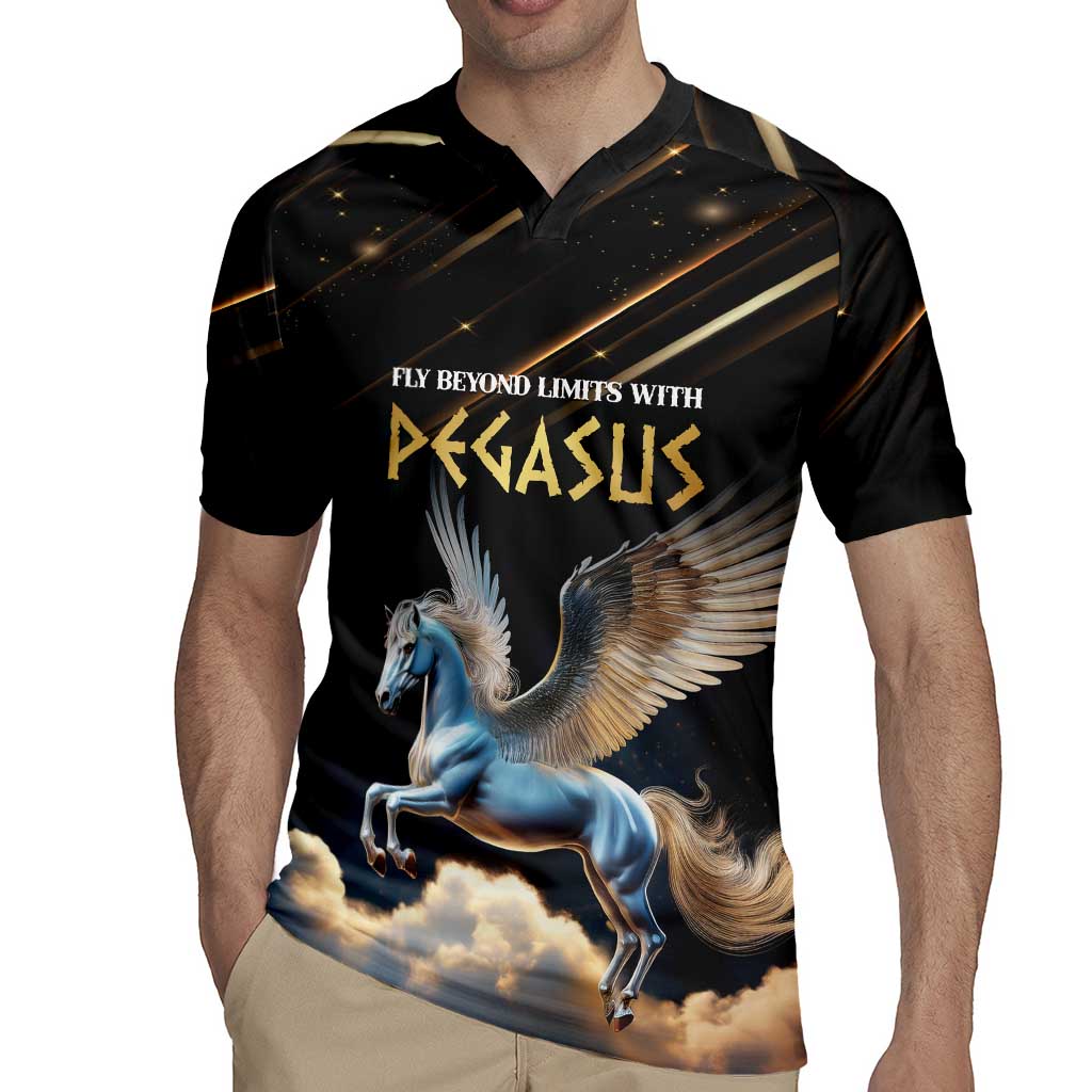 Personalized Fly Beyond Limits With Pegasus Rugby Jersey - Wonder Print Shop