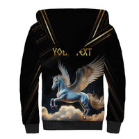Personalized Fly Beyond Limits With Pegasus Sherpa Hoodie - Wonder Print Shop