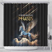 Fly Beyond Limits With Pegasus Shower Curtain - Wonder Print Shop