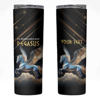 Personalized Fly Beyond Limits With Pegasus Skinny Tumbler - Wonder Print Shop