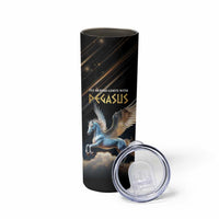 Personalized Fly Beyond Limits With Pegasus Skinny Tumbler - Wonder Print Shop