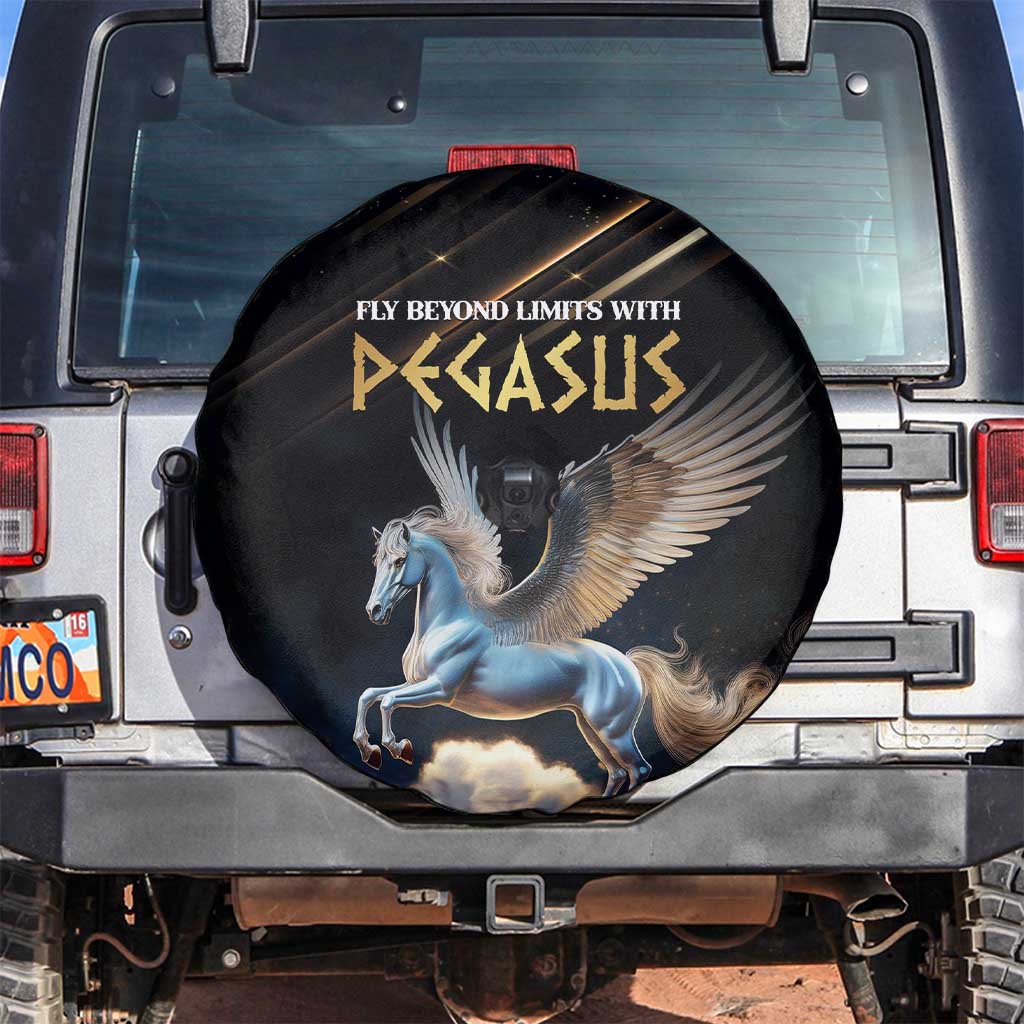 Fly Beyond Limits With Pegasus Spare Tire Cover - Wonder Print Shop