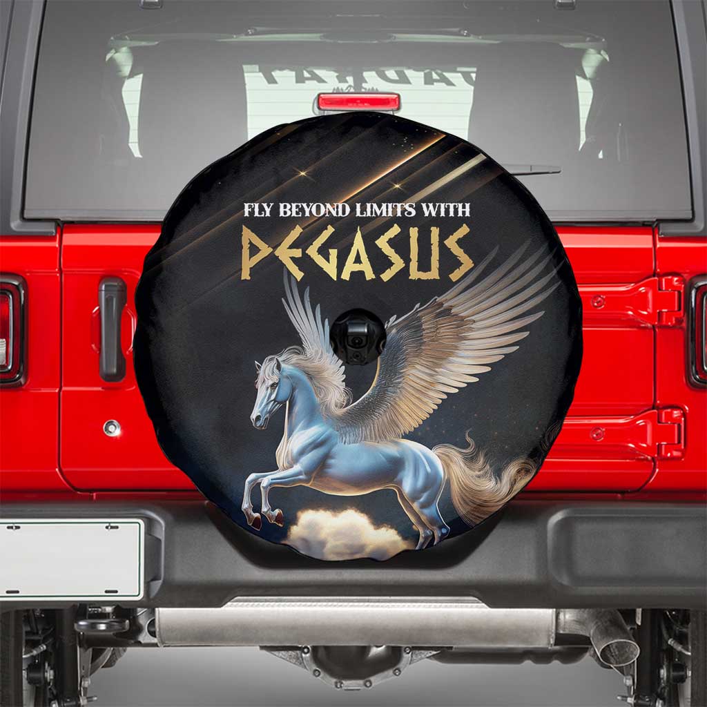 Fly Beyond Limits With Pegasus Spare Tire Cover - Wonder Print Shop