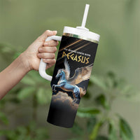 Personalized Fly Beyond Limits With Pegasus Tumbler With Handle - Wonder Print Shop