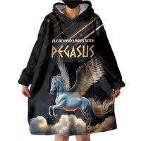 Personalized Fly Beyond Limits With Pegasus Wearable Blanket Hoodie - Wonder Print Shop