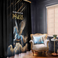 Fly Beyond Limits With Pegasus Window Curtain - Wonder Print Shop
