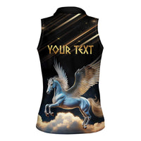 Personalized Fly Beyond Limits With Pegasus Women Sleeveless Polo Shirt - Wonder Print Shop