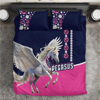 Pegasus Horse Racing Bedding Set Diamond Luxury Style