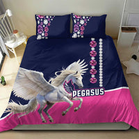 Pegasus Horse Racing Bedding Set Diamond Luxury Style