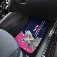 Pegasus Horse Racing Car Mats Diamond Luxury Style
