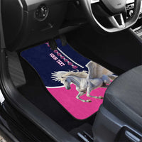 Pegasus Horse Racing Car Mats Diamond Luxury Style