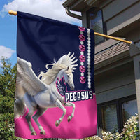 Pegasus Horse Racing Garden Flag Diamond Luxury Style - Wonder Print Shop