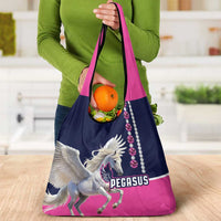 Pegasus Horse Racing Grocery Bag Diamond Luxury Style