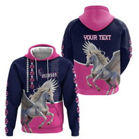 Personalized Pegasus Horse Racing Hoodie Diamond Luxury Style - Wonder Print Shop