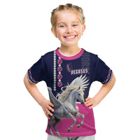 Personalized Pegasus Horse Racing Kid T Shirt Diamond Luxury Style - Wonder Print Shop