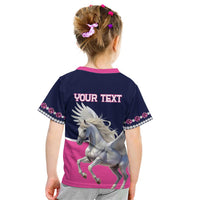 Personalized Pegasus Horse Racing Kid T Shirt Diamond Luxury Style - Wonder Print Shop