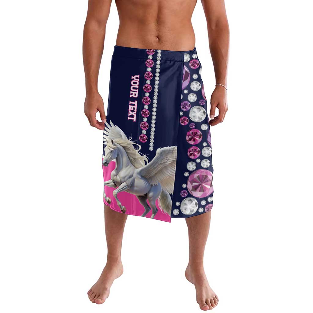 Personalized Pegasus Horse Racing Lavalava Diamond Luxury Style - Wonder Print Shop