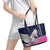 Pegasus Horse Racing Leather Tote Bag Diamond Luxury Style
