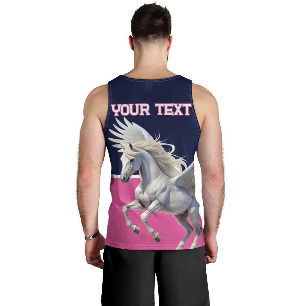 Personalized Pegasus Horse Racing Men Tank Top Diamond Luxury Style - Wonder Print Shop