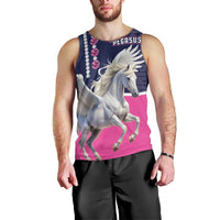 Personalized Pegasus Horse Racing Men Tank Top Diamond Luxury Style - Wonder Print Shop