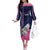 Personalized Pegasus Horse Racing Off The Shoulder Long Sleeve Dress Diamond Luxury Style - Wonder Print Shop