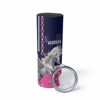Personalized Pegasus Horse Racing Skinny Tumbler Diamond Luxury Style - Wonder Print Shop