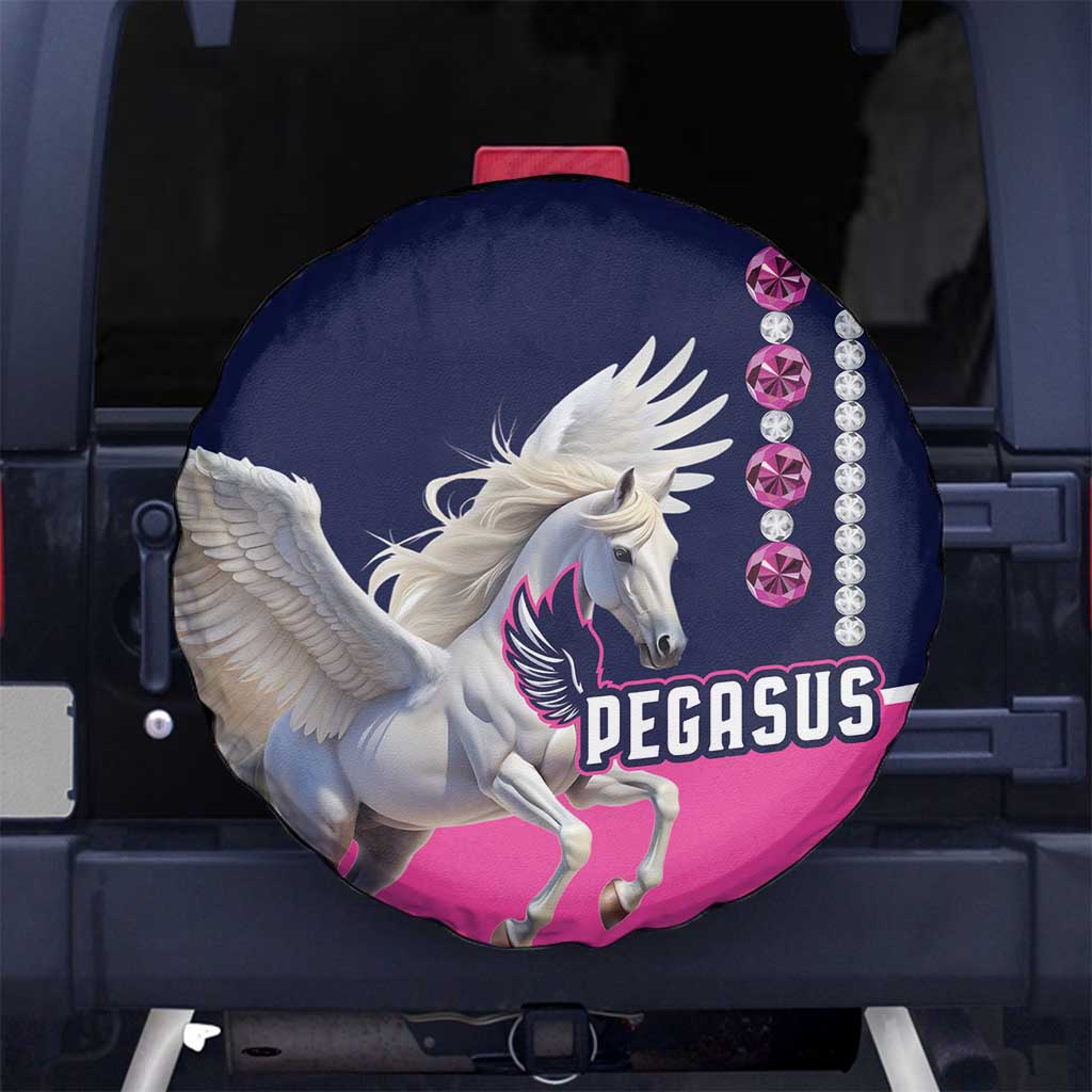 Pegasus Horse Racing Spare Tire Cover Diamond Luxury Style - Wonder Print Shop