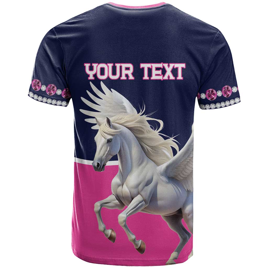 Personalized Pegasus Horse Racing T Shirt Diamond Luxury Style - Wonder Print Shop