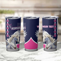 Personalized Pegasus Horse Racing Tumbler Cup Diamond Luxury Style - Wonder Print Shop