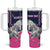 Personalized Pegasus Horse Racing Tumbler With Handle Diamond Luxury Style - Wonder Print Shop