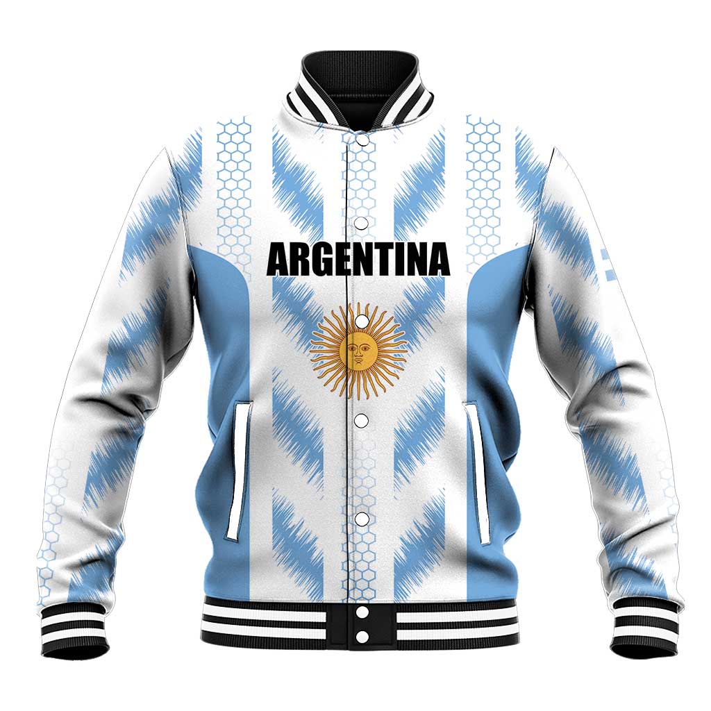 Custom Football 2026 Argentina Baseball Jacket Vamos La Albiceleste