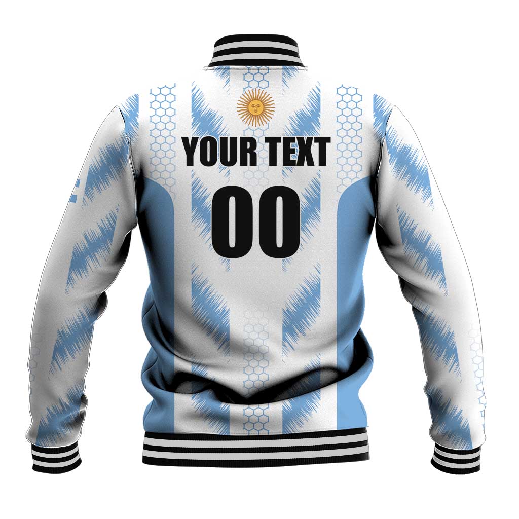 Custom Football 2026 Argentina Baseball Jacket Vamos La Albiceleste