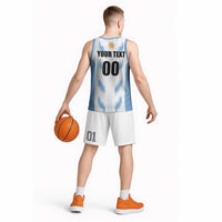 Custom Football 2026 Argentina Basketball Jersey Vamos La Albiceleste