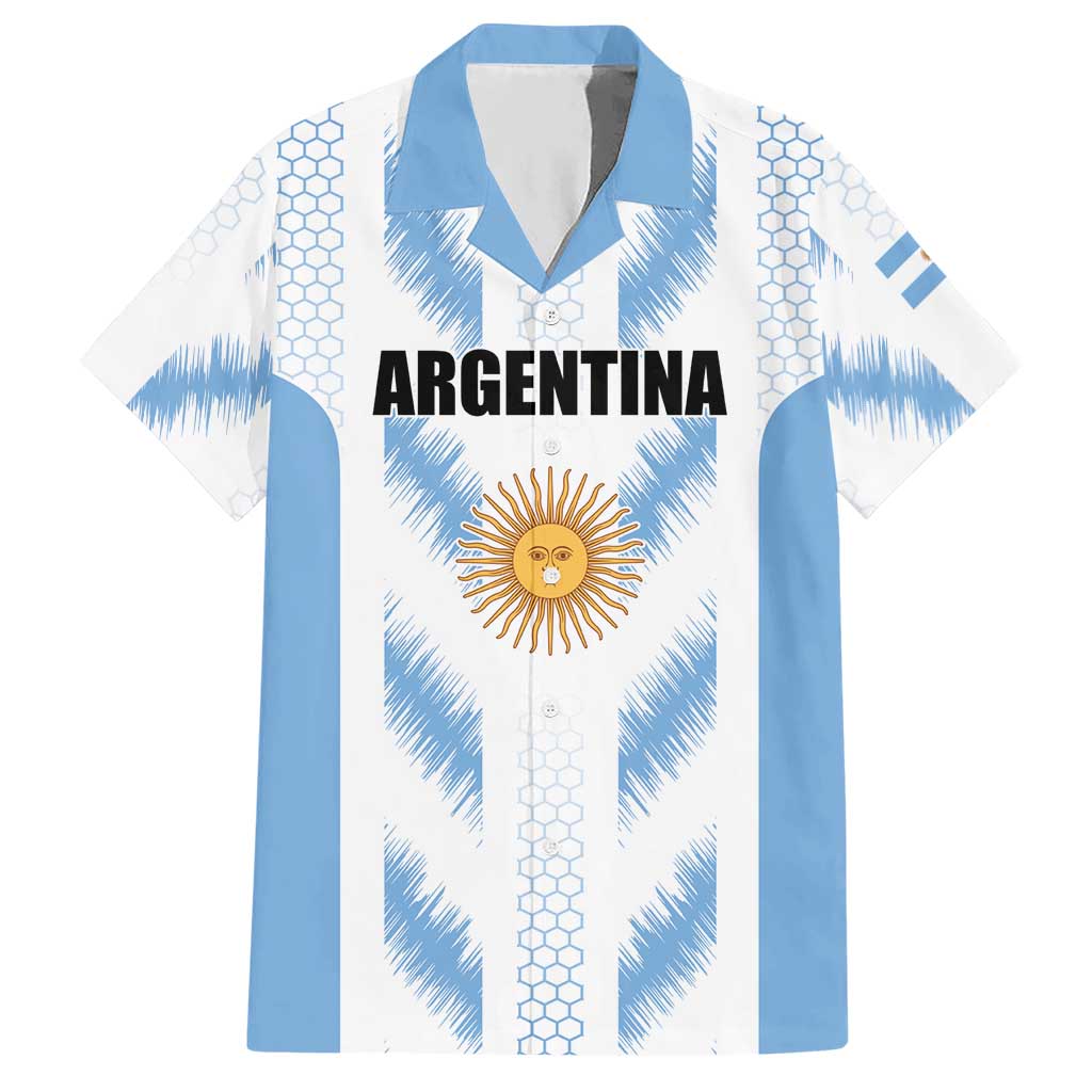 Custom Football 2026 Argentina Hawaiian Shirt Vamos La Albiceleste