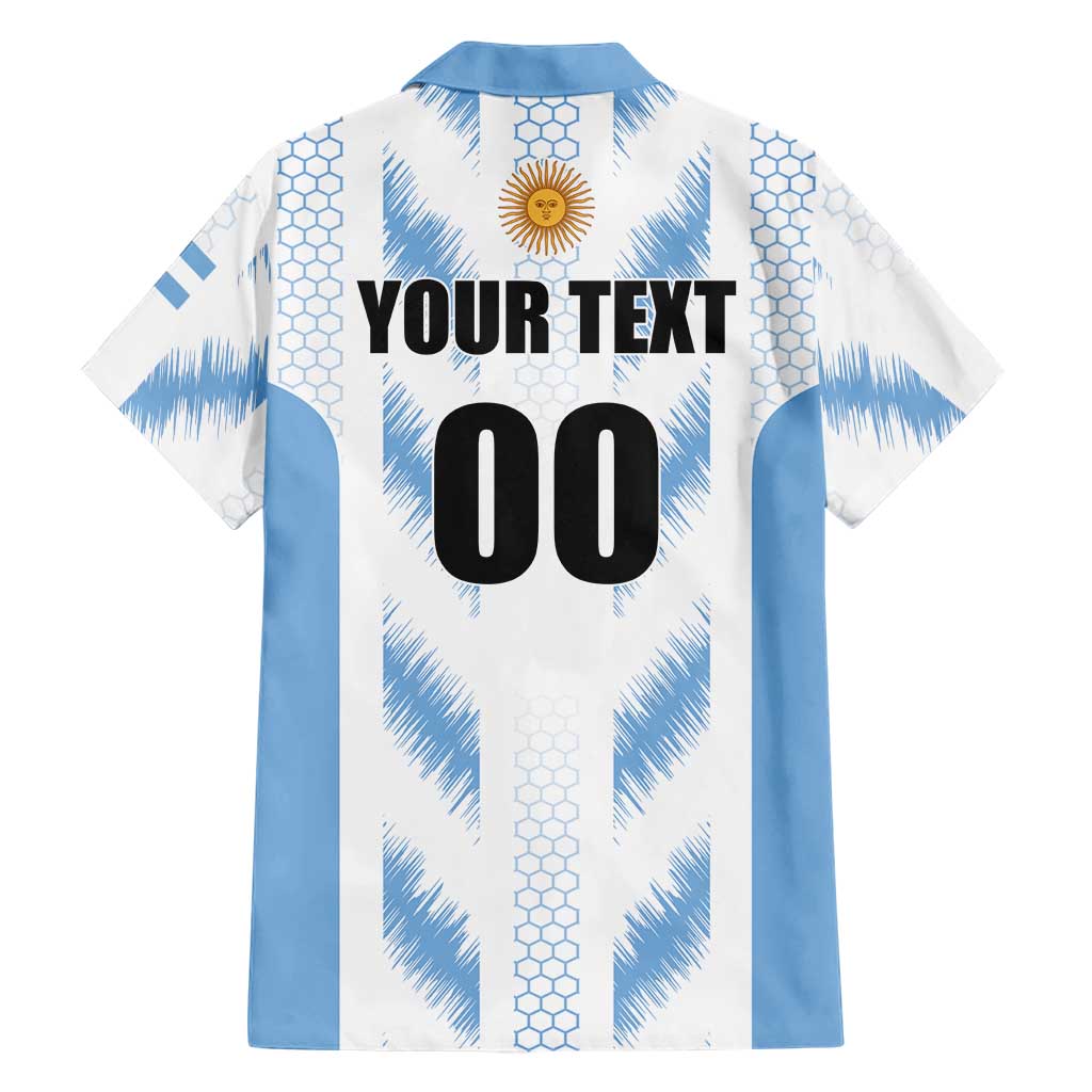 Custom Football 2026 Argentina Hawaiian Shirt Vamos La Albiceleste