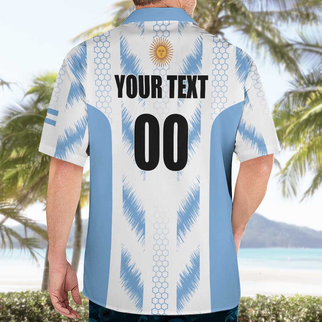 Custom Football 2026 Argentina Hawaiian Shirt Vamos La Albiceleste